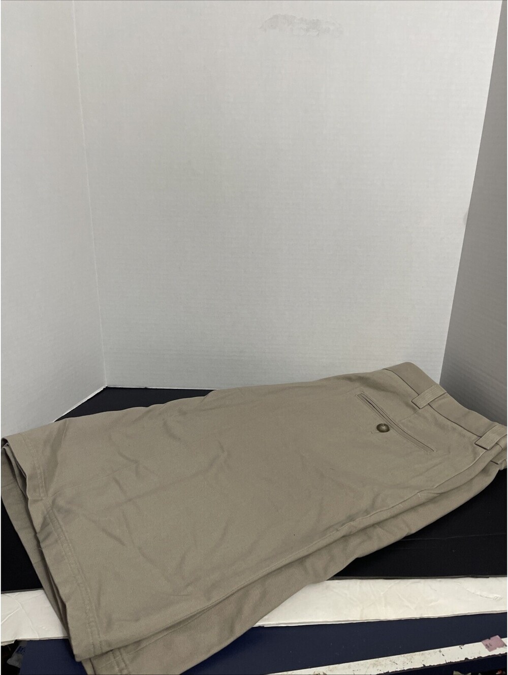 King Size Men's 46 Tall 100% Cotton Khaki Shorts